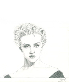 Graphite Pencil Drawing Madonna